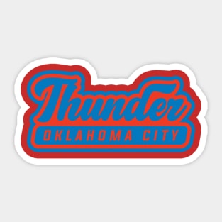 Oklahoma City Thunder 02 Sticker